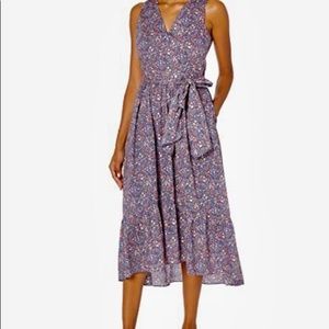 J.Crew Womens Liberty Kayoko Floral Sleeveless Wrap Dress